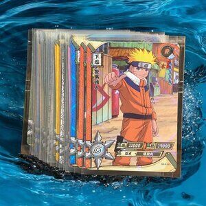 Vintage 2002 Naruto Kayou Trading Cards COMPLETE SET OF 50/50 CARDS - NM/MINT